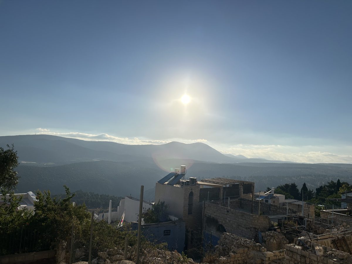 Tzfat, the view over the valley